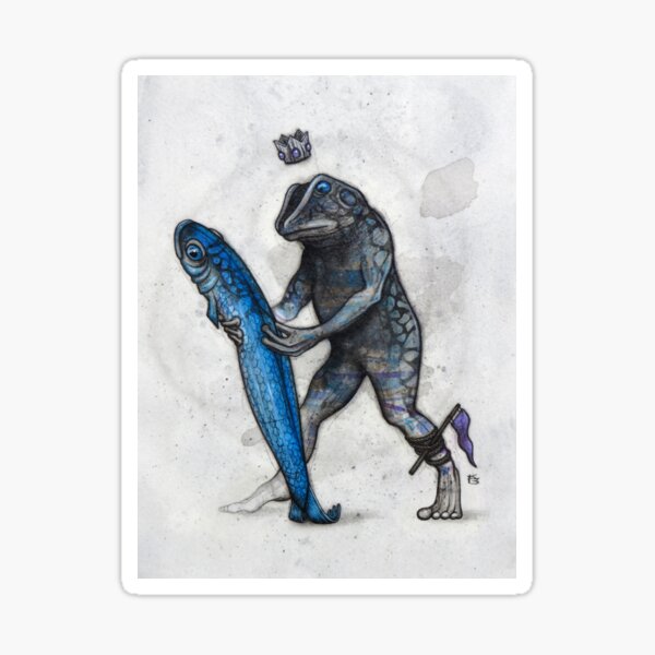 Item preview, Frog Prince: Fish designed and sold by A Curious Bestiary.