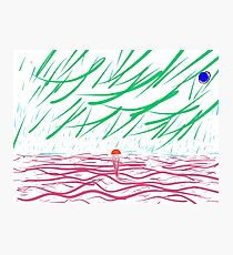 Green Rain Photographic Print