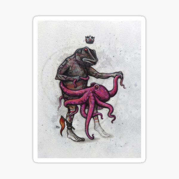 Item preview, Frog Prince: Octopus designed and sold by A Curious Bestiary.