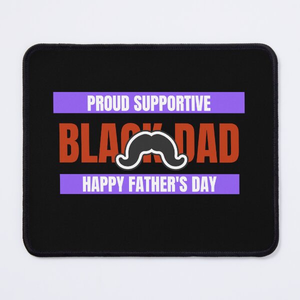 Item preview, Proud Supportive black dad designed and sold by Verbiage24.