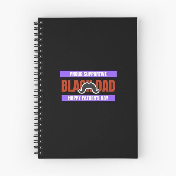 Item preview, Proud Supportive black dad designed and sold by Verbiage24.