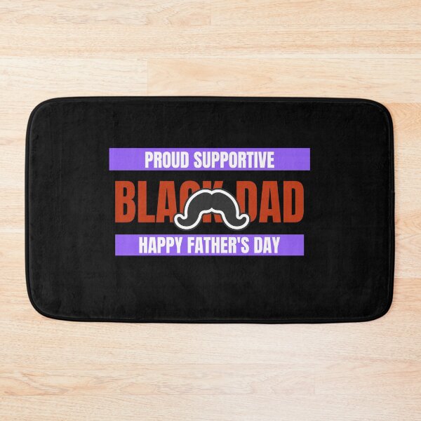 Item preview, Proud Supportive black dad designed and sold by Verbiage24.