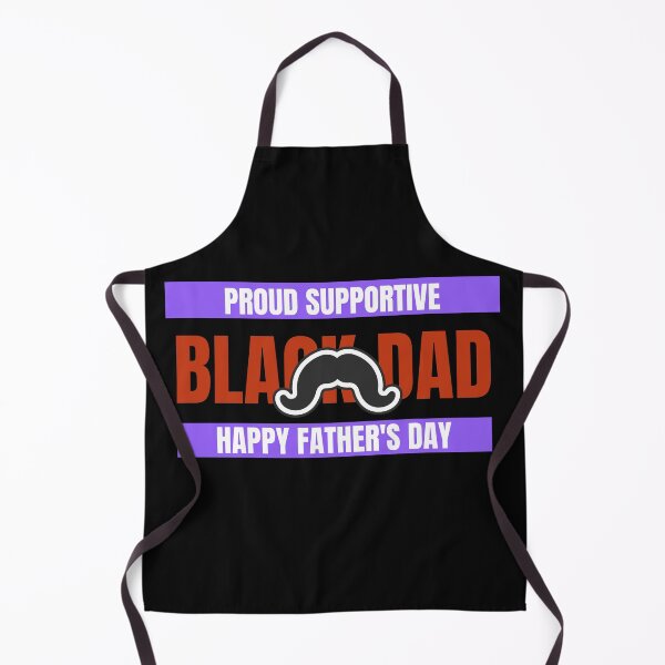 Item preview, Proud Supportive black dad designed and sold by Verbiage24.