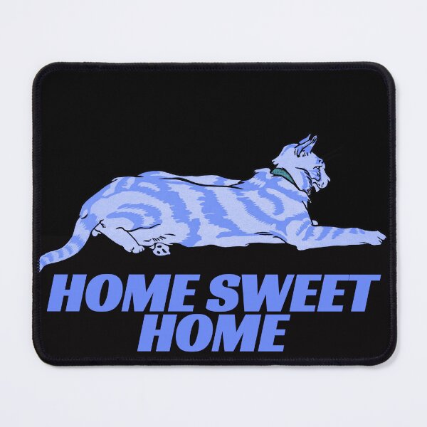 Item preview, Blue Antlers Cat's Home Sweet Home: Edited From Merry Xmas (1921) Edward Penfield designed and sold by TeachUrb.