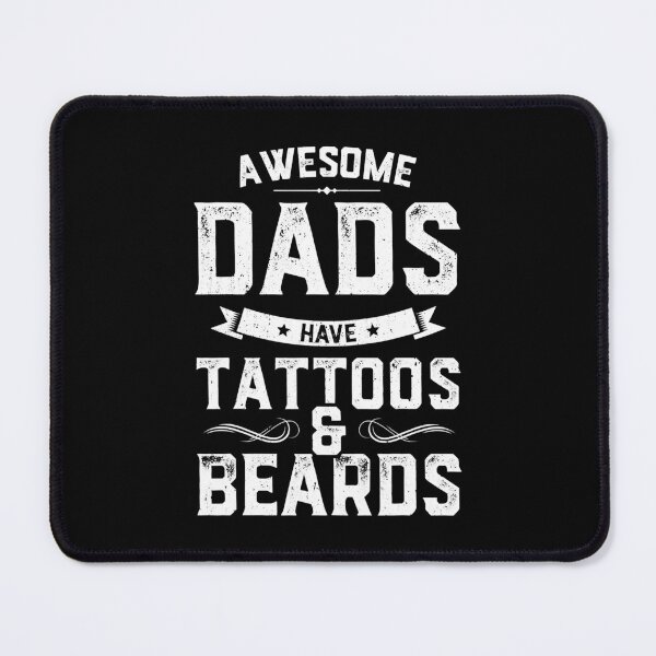 Item preview, Awesome Dads Have Tattoos And Beards Gift Funny Fathers Day designed and sold by BernardMurray.
