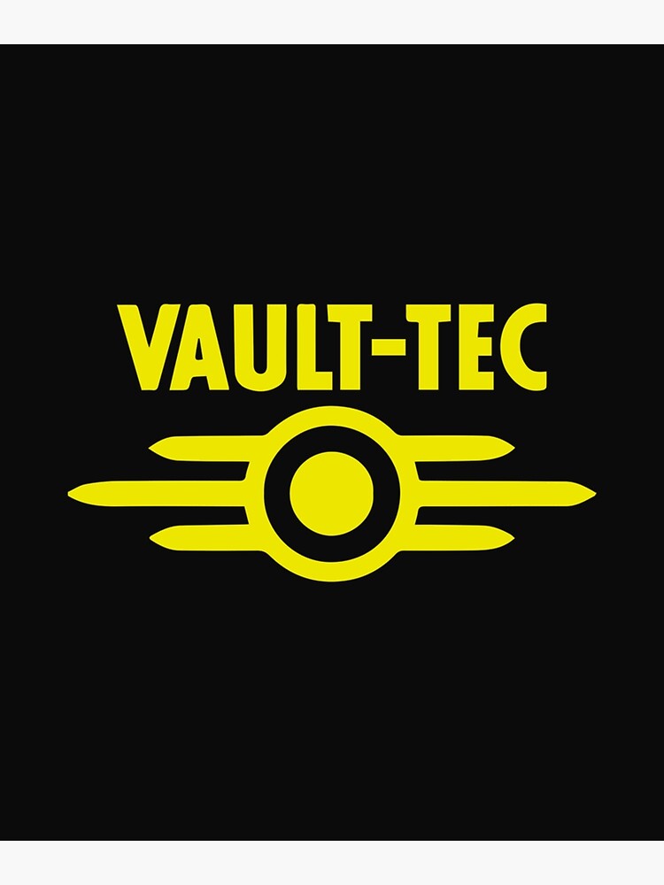  fallout vault tec logo 2431 poster for sale by reyortiz redbubble