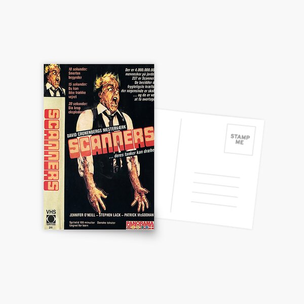 "Scanners Danish VHS" Postcard for Sale by Redbubble