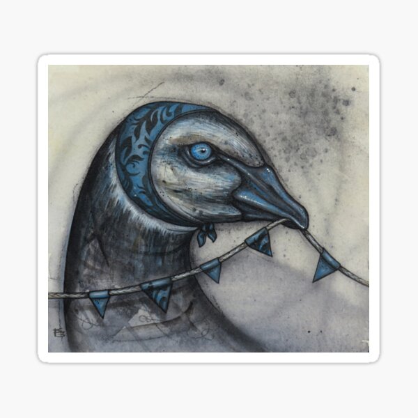 Item preview, Goose Study designed and sold by A Curious Bestiary.