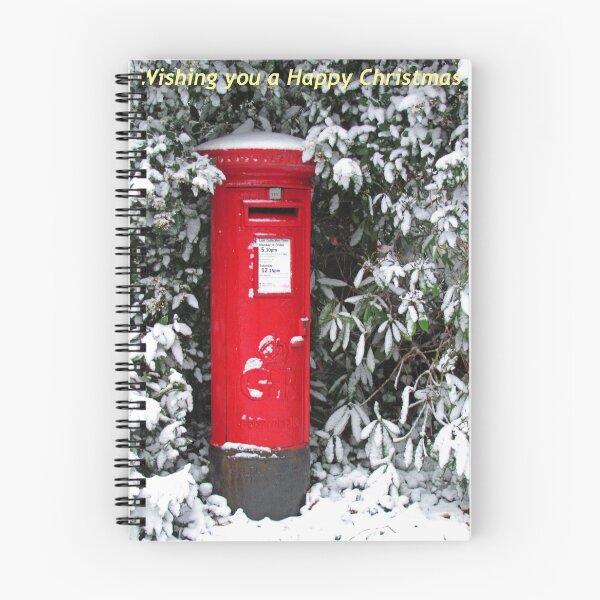 Item preview, Post Box Christmas Card designed and sold by RedHillDigital.