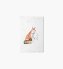 Fox in Snow Art Board