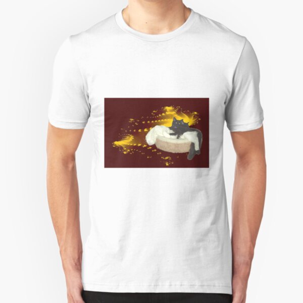 Cats in Space 4 Slim Fit T-Shirt