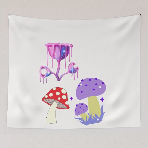 Item preview, Cute magic purple Mushroom  designed and sold by Sam Artist.