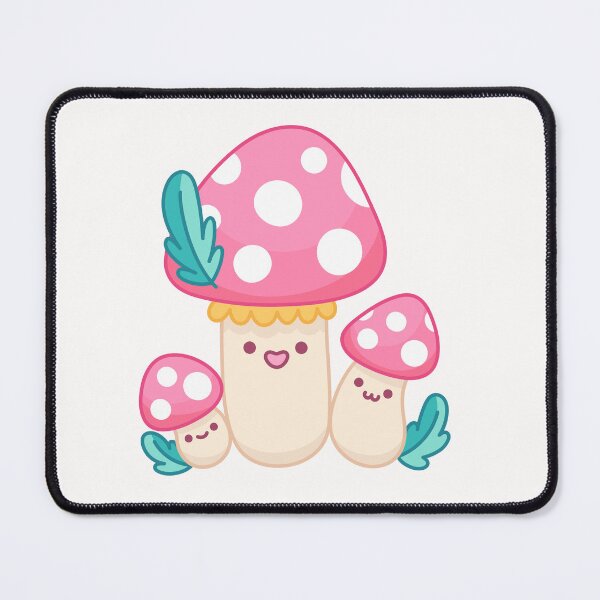 Item preview,  Cute pink kawaii Mushroom  designed and sold by Sam Artist.