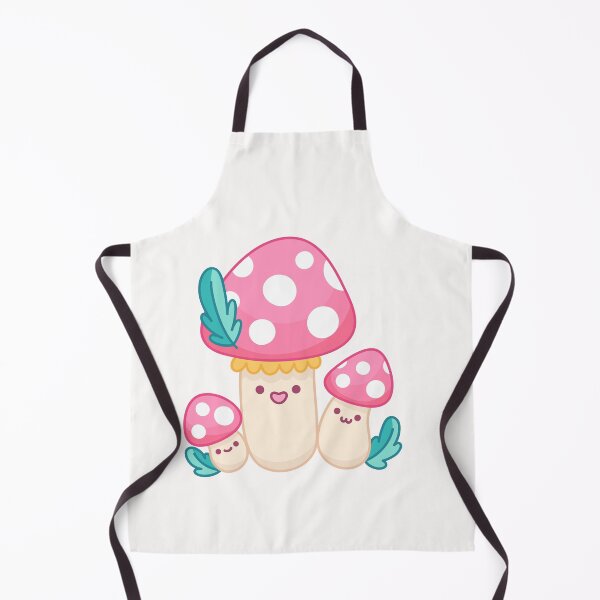 Item preview, Cute pink kawaii Mushroom designed and sold by Sam Artist.