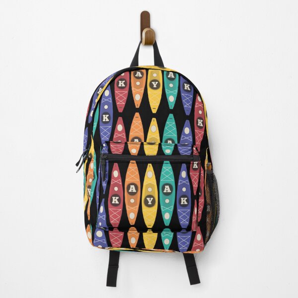 Item preview, Simple Geometric Kayak Color Palette for Kayakers designed and sold by Happy Puppy Print On Demand.