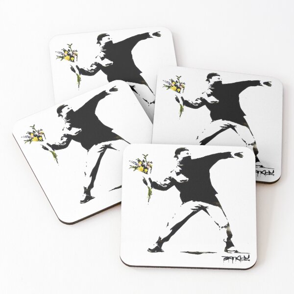 Item preview, BANKSY Flower Thrower designed and sold by Oriana305.
