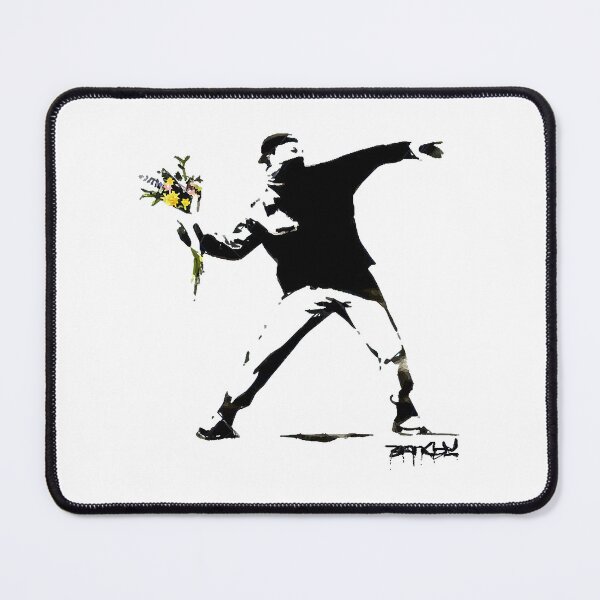 Item preview, BANKSY Flower Thrower designed and sold by Oriana305.