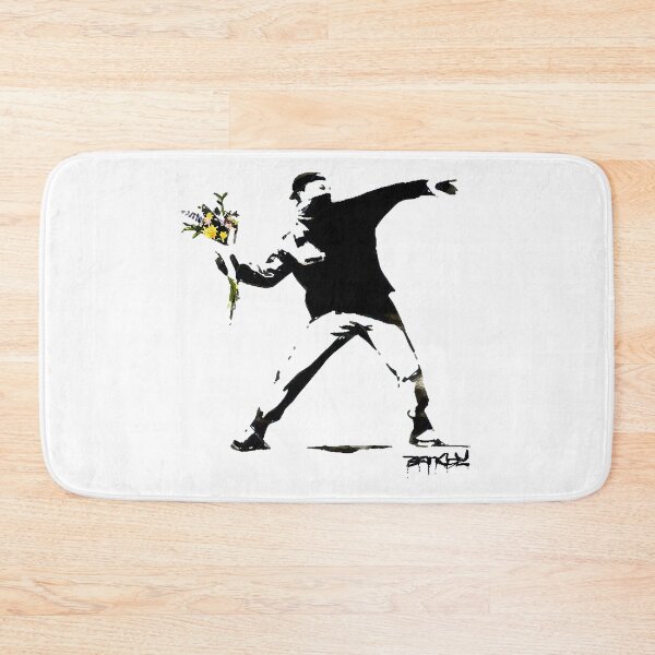 Item preview, BANKSY Flower Thrower designed and sold by Oriana305.