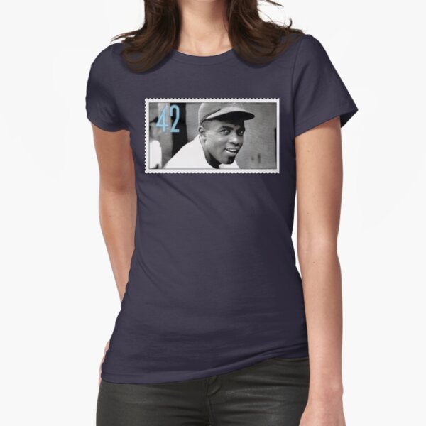 Jackie Robinson #42 Essential Tee M / Triblend Blue