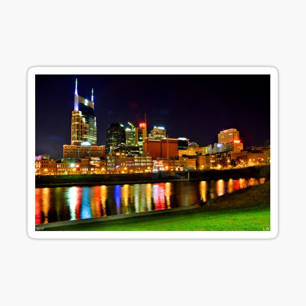 Item preview, Nashville Tennessee Skyline At Night designed and sold by LisaWootenPhoto.