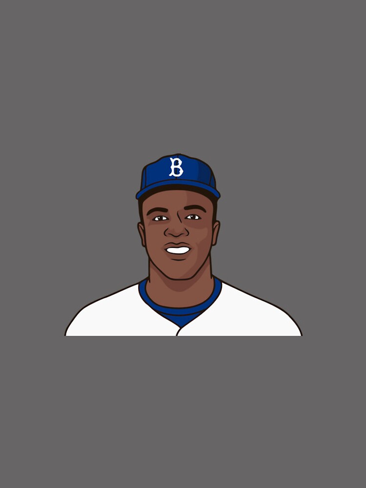 Jackie Robinson Nx8 Sticker for Sale by JimmieParkerv