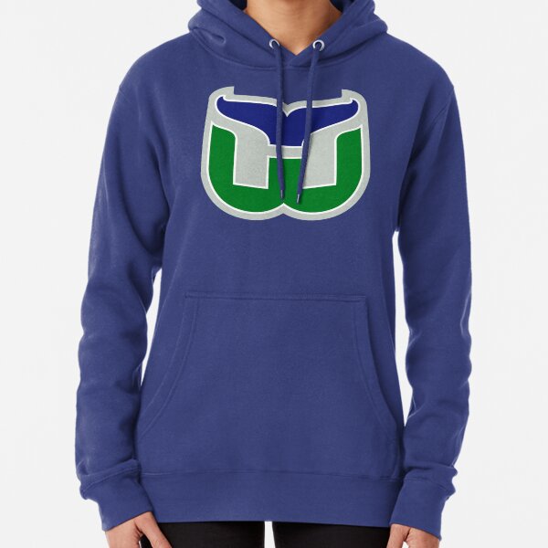 Hartford Whalers Retro Brand Green Lightweight Waffle Pullover T