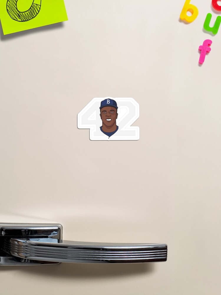 Jackie Robinson Nx8 Sticker for Sale by JimmieParkerv