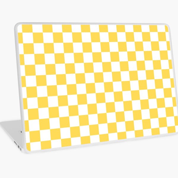 Item preview, Motif damier jaune et blanc moutarde designed and sold by rewstudio.