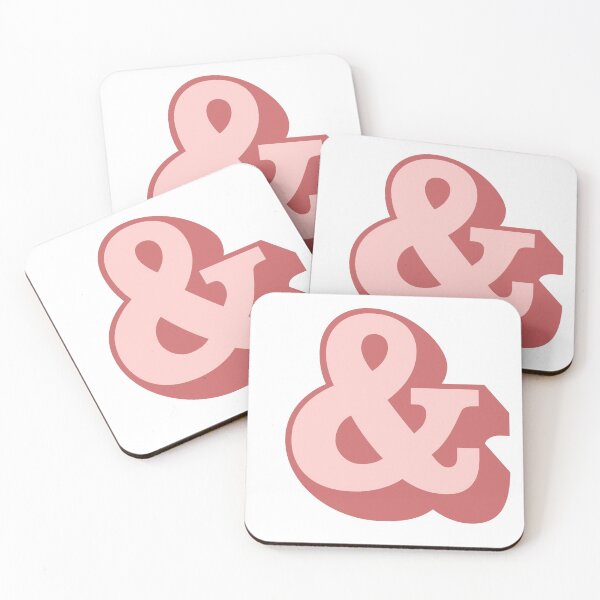Item preview, Pink Ampersand & (and symbol) designed and sold by starkle.