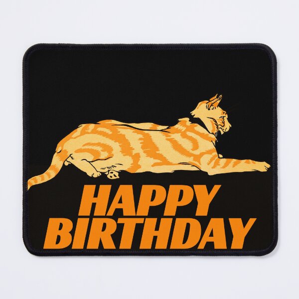 Item preview, Orange Antlers Cat's Happy Birthday: Edited From Merry Xmas (1921) Edward Penfield designed and sold by TeachUrb.