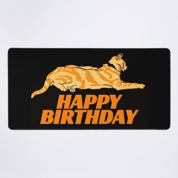 Item preview, Orange Antlers Cat's Happy Birthday: Edited From Merry Xmas (1921) Edward Penfield designed and sold by TeachUrb.