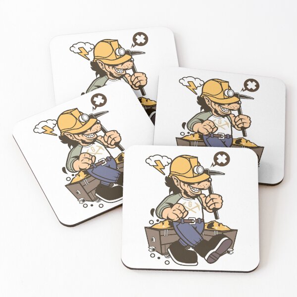 Item preview, Funny Wolf Gold Miner Digger Mining Engineer designed and sold by halleinstyle.
