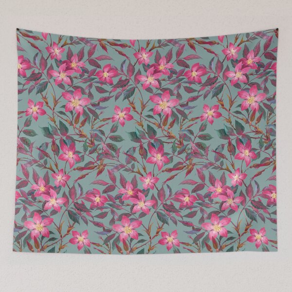 Item preview, Red Leaf  Rose. Flowers pattern designed and sold by fairytaleprints.