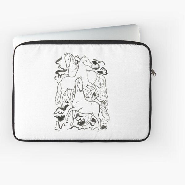 Aperçu de l'œuvre Dessin 'Trois Chevaux' de Leo Gestel créée et vendue par Happy Puppy Print On Demand.
