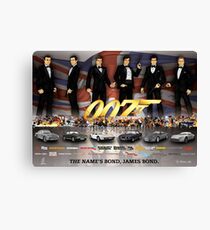 James Bond Canvas Print