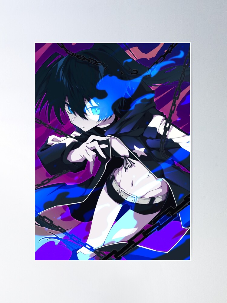 Black buy star rock shooter poster