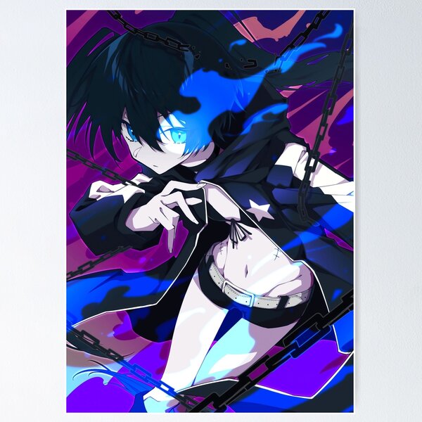 ATIRADOR DE BLACK ROCK Pintando pinturas Anime Scroll Poster Canvas, anime  desenho animado pinturas de anime Cartoon Poster (Size :  50X75cm(19.68X29.52Inch))