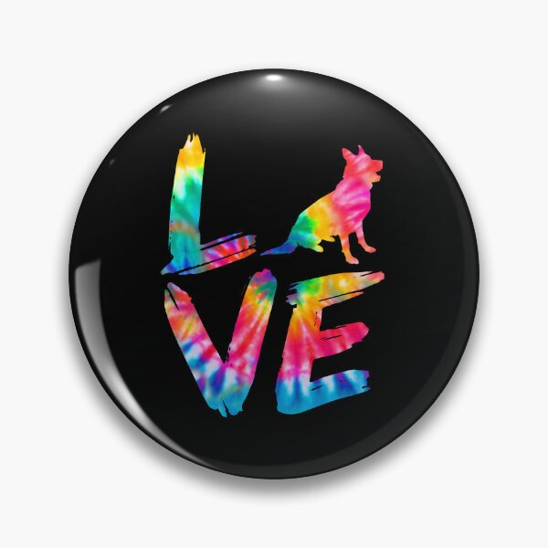 Artikelvorschau, Chow Shepherd Dog Love Tie Dye Design entworfen und verkauft von rafaeltto.