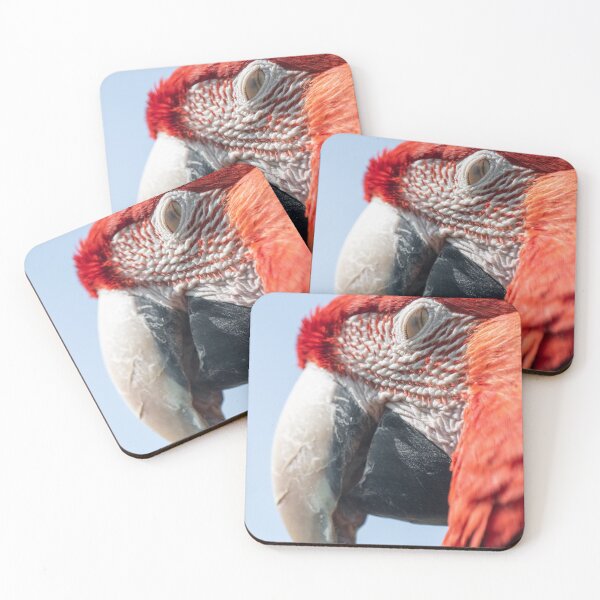 Item preview, Scarlet Parrot portrait designed and sold by Ingo Gerlach.