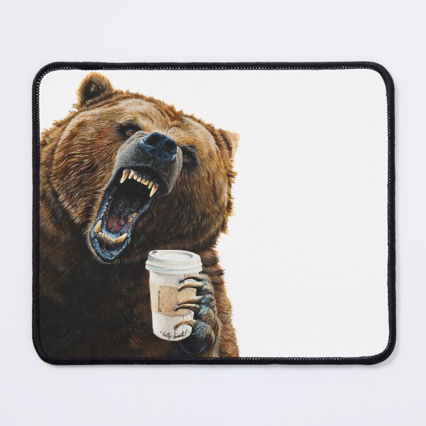 Item preview, Grizzly Mornings - give that bear some coffee designed and sold by HollySimental.
