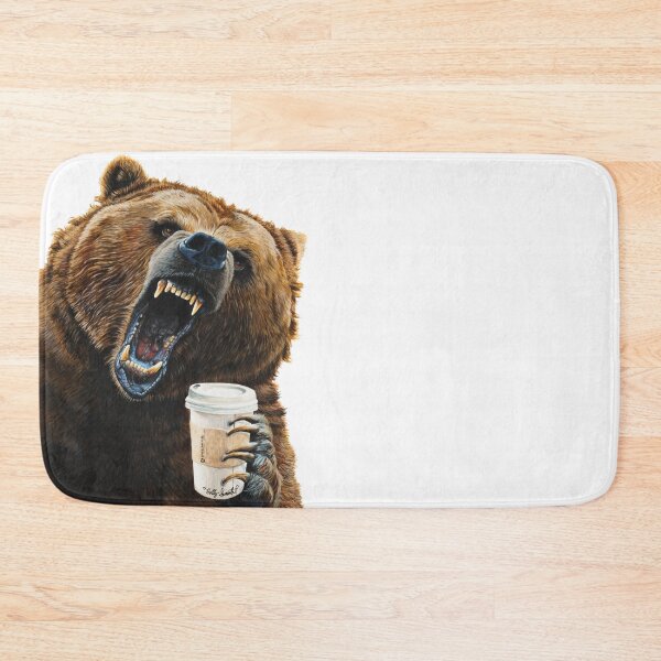 Item preview, Grizzly Mornings - give that bear some coffee designed and sold by HollySimental.