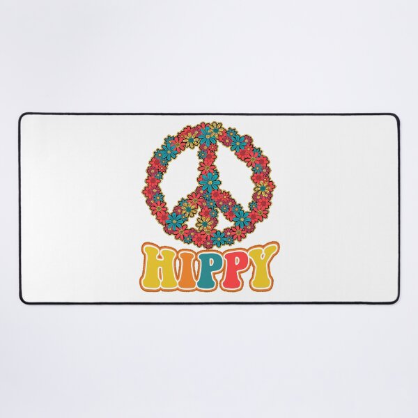 Item preview, Hippy love, flower power, and peace out designed and sold by Becky Hunter.