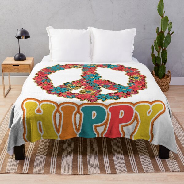 Item preview, Hippy love, flower power, and peace out designed and sold by Becky Hunter.