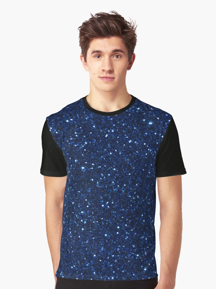 Navy Blue Glitter Sparkle Pattern