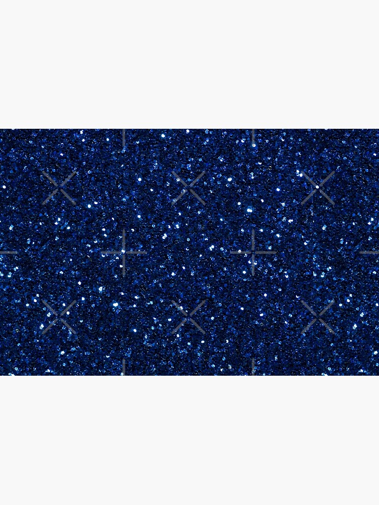 Navy Blue Glitter Simulated Look | Laptop Skin