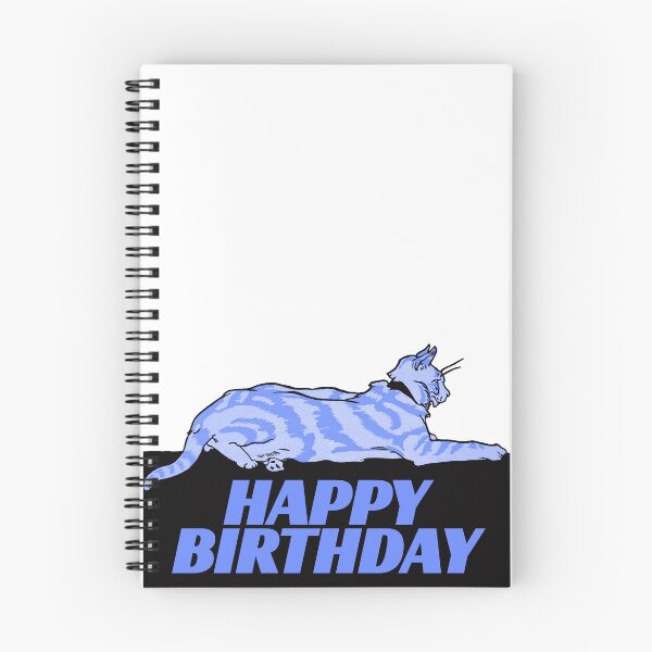 Item preview, Blue Antlers Cat's Happy Birthday: Edited From Merry Xmas (1921) Edward Penfield designed and sold by TeachUrb.