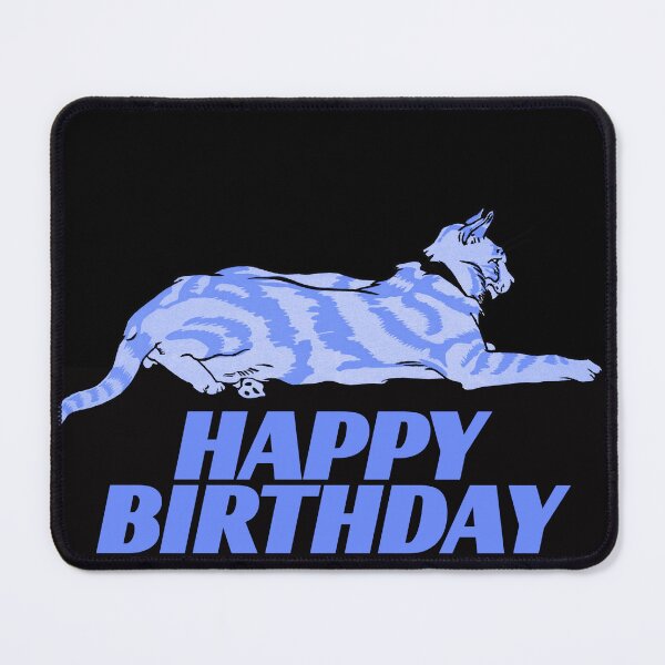 Item preview, Blue Antlers Cat's Happy Birthday: Edited From Merry Xmas (1921) Edward Penfield designed and sold by TeachUrb.