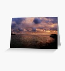 Sunset at Albany Greeting Card