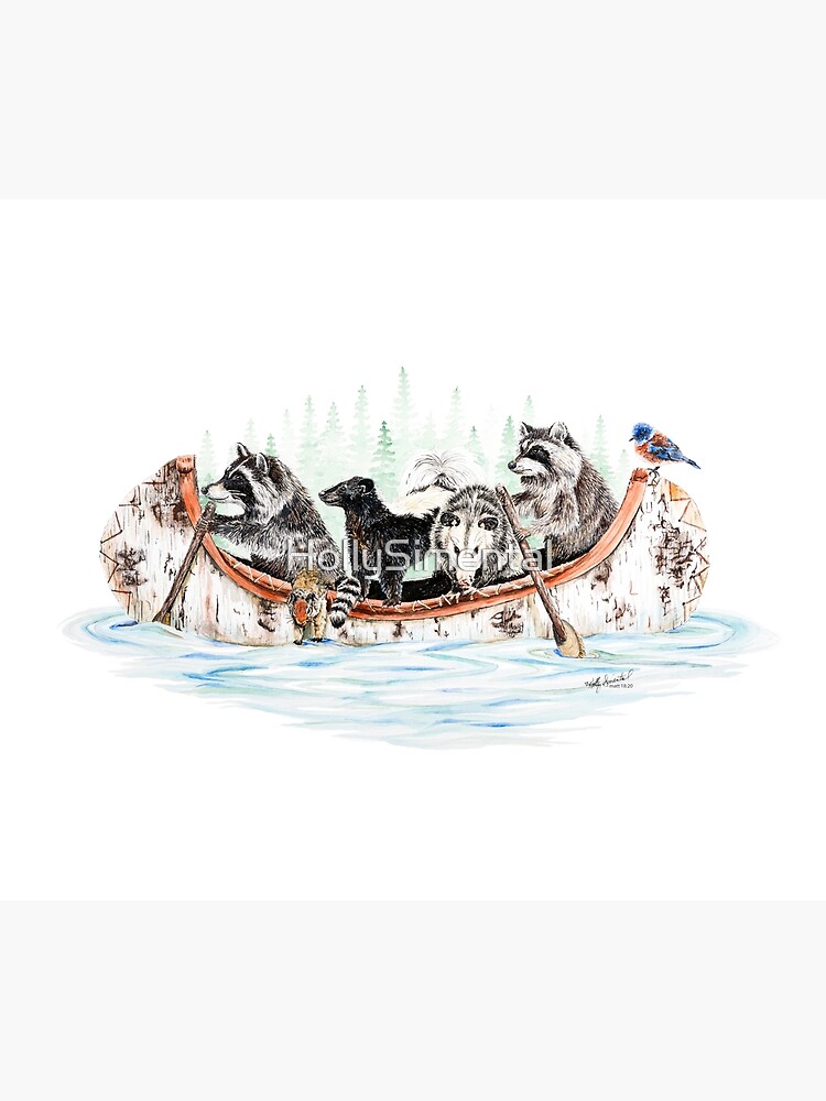 Critter Canoe - forest animals by HollySimental