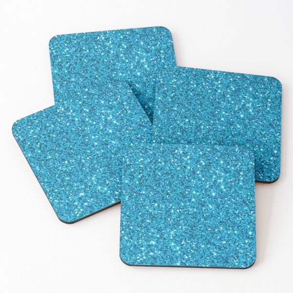Item preview, Turquoise Glitter Sparkle Pattern designed and sold by Petgifts ★★★★★.